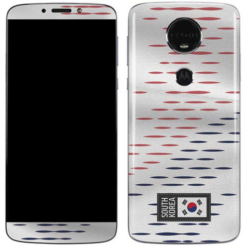 South Korea Soccer Flag Moto E5 Plus Skin
